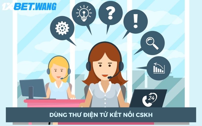 Dùng thư điện tử để gửi thắc mắc