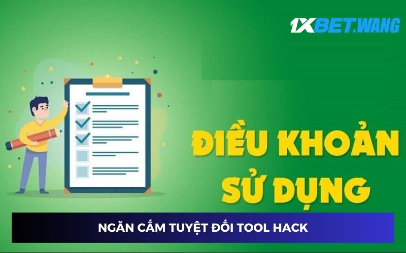 Sử dụng tool hack là bị ngăn cấm tuyệt đối